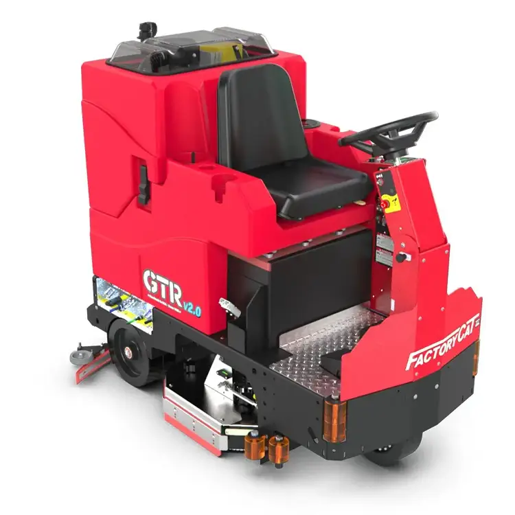 FactoryCat ride on floor scrubber product gtr