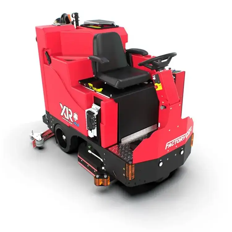 FactoryCat ride on floor scrubber product xr