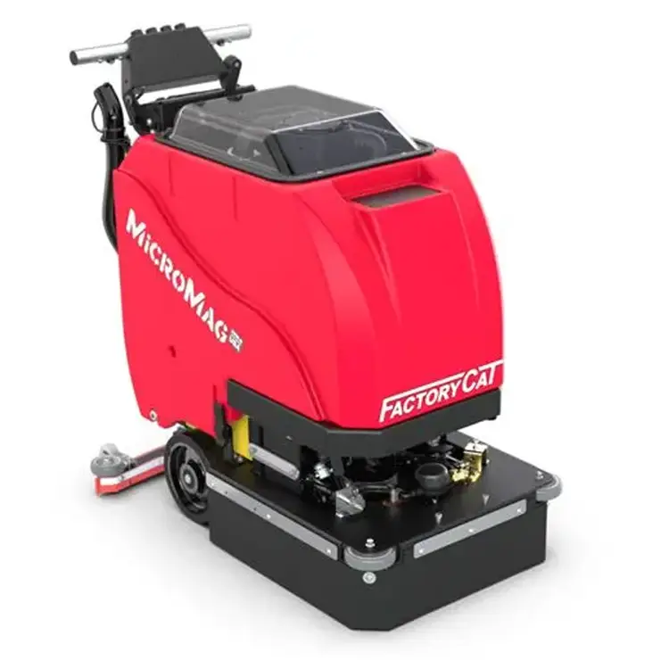 FactoryCat walk behind floor scrubber product micromag