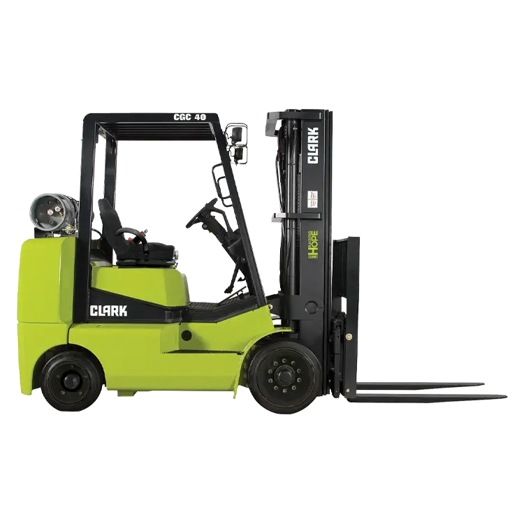 Clark IC Cushion CGC40 forklift side profile picture